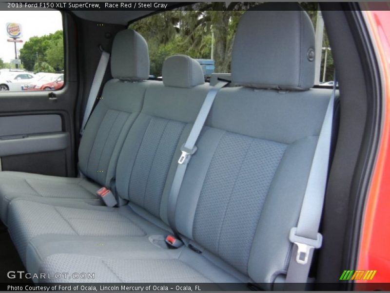 Race Red / Steel Gray 2013 Ford F150 XLT SuperCrew