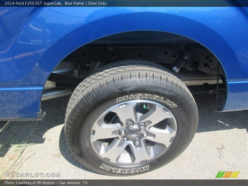 Blue Flame / Steel Grey 2014 Ford F150 XLT SuperCab