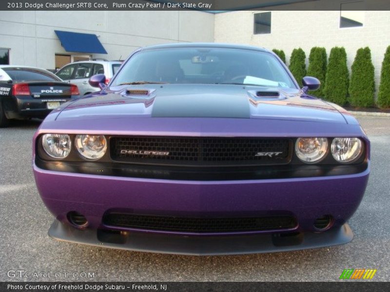 Plum Crazy Pearl / Dark Slate Gray 2013 Dodge Challenger SRT8 Core