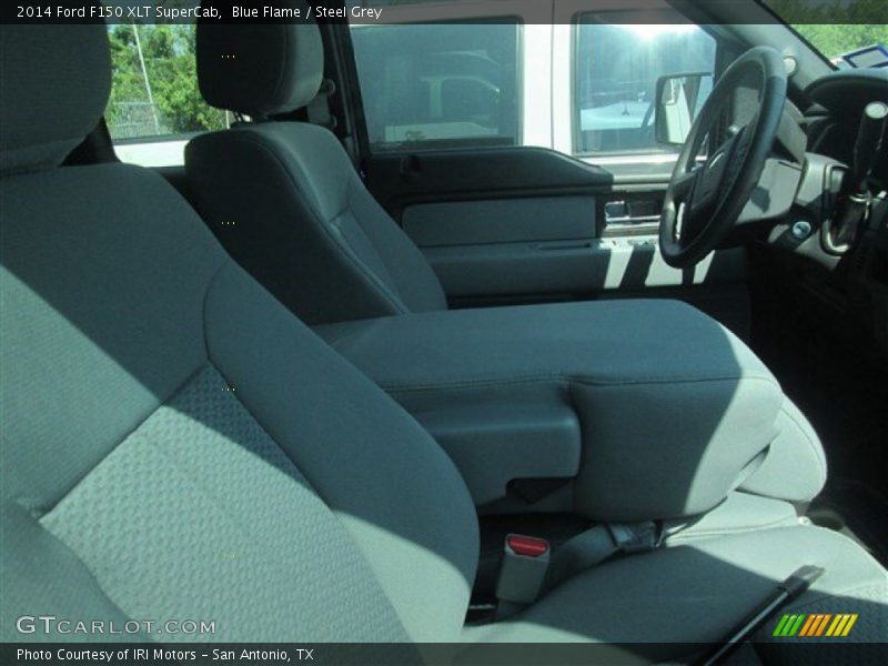 Blue Flame / Steel Grey 2014 Ford F150 XLT SuperCab