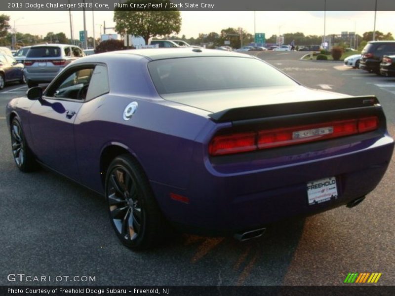 Plum Crazy Pearl / Dark Slate Gray 2013 Dodge Challenger SRT8 Core
