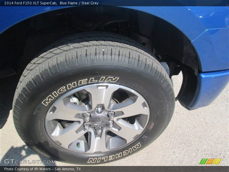 Blue Flame / Steel Grey 2014 Ford F150 XLT SuperCab