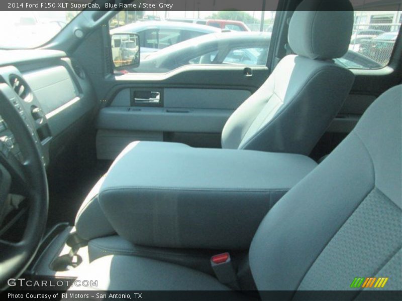 Blue Flame / Steel Grey 2014 Ford F150 XLT SuperCab