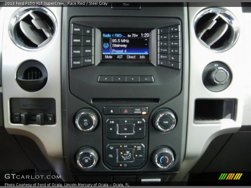 Race Red / Steel Gray 2013 Ford F150 XLT SuperCrew