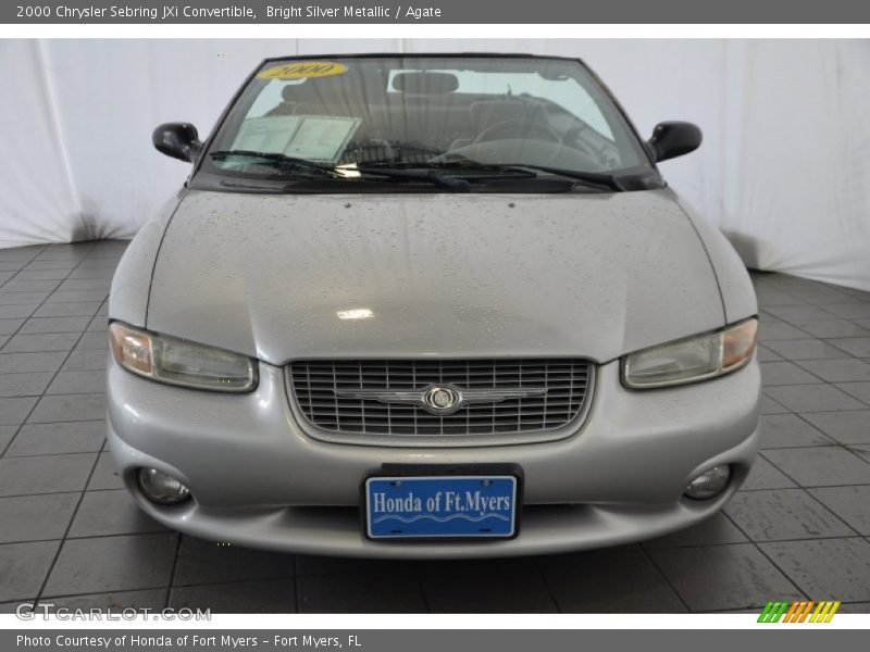Bright Silver Metallic / Agate 2000 Chrysler Sebring JXi Convertible