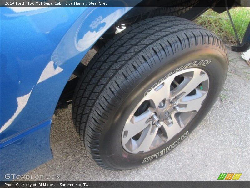 Blue Flame / Steel Grey 2014 Ford F150 XLT SuperCab
