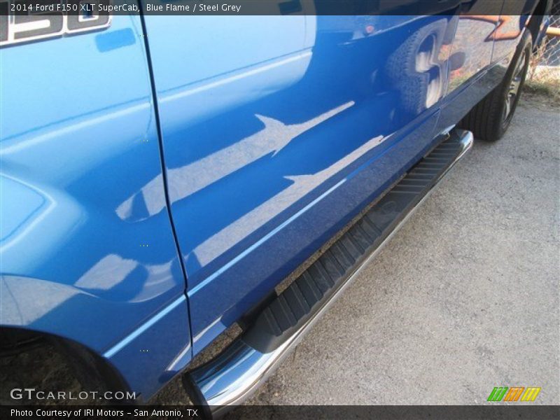 Blue Flame / Steel Grey 2014 Ford F150 XLT SuperCab