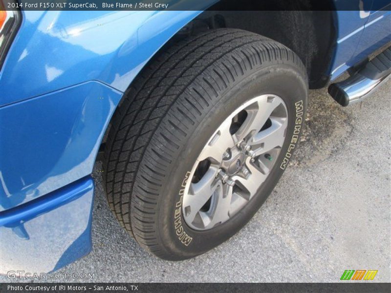 Blue Flame / Steel Grey 2014 Ford F150 XLT SuperCab