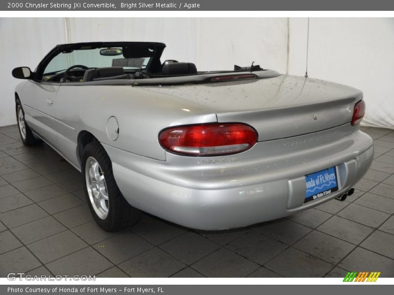 Bright Silver Metallic / Agate 2000 Chrysler Sebring JXi Convertible