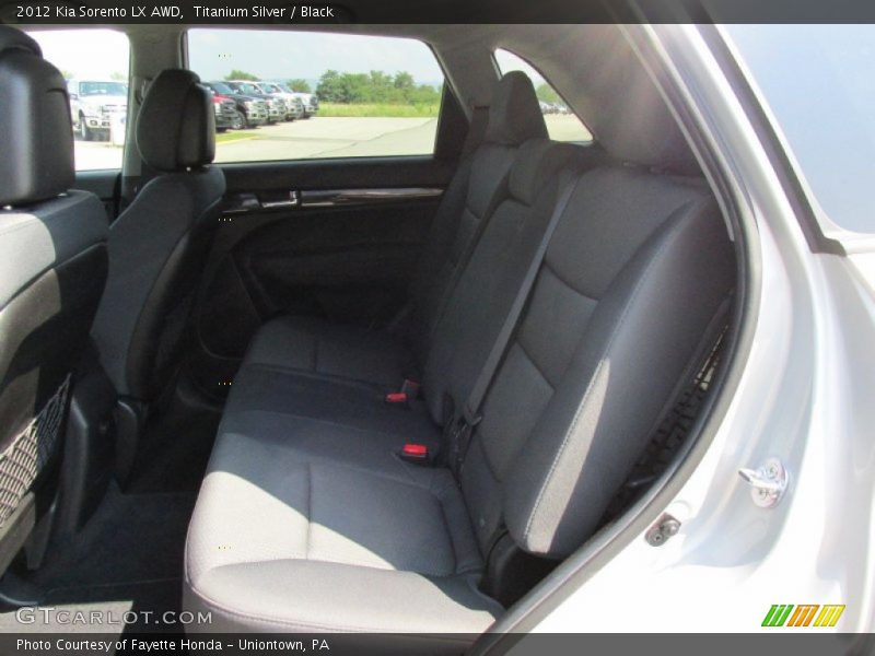 Titanium Silver / Black 2012 Kia Sorento LX AWD