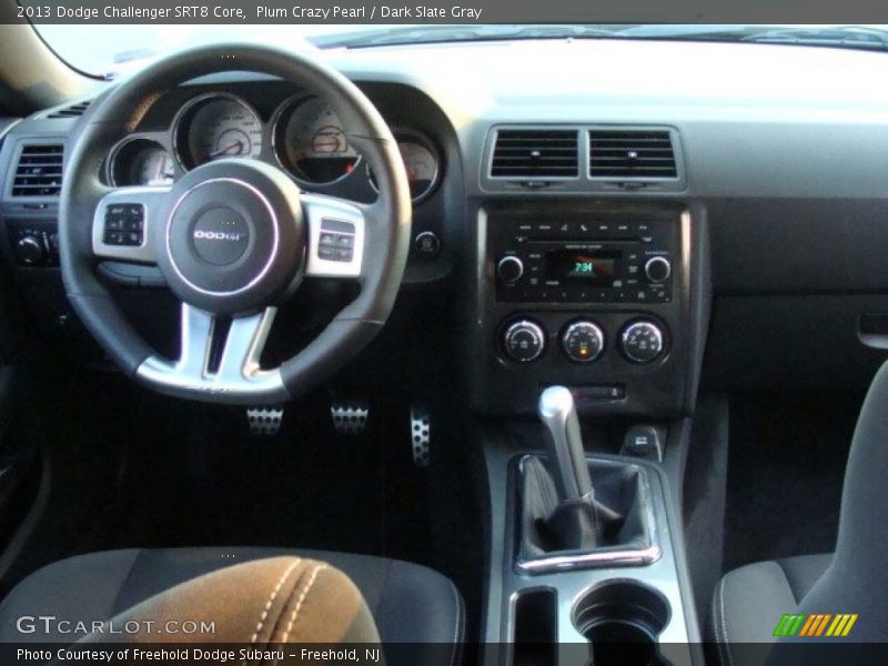 Plum Crazy Pearl / Dark Slate Gray 2013 Dodge Challenger SRT8 Core