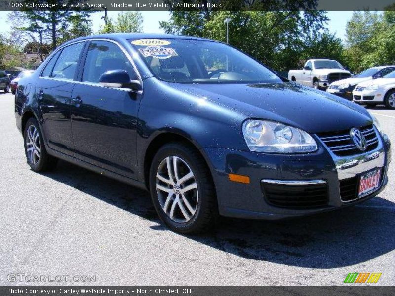 Shadow Blue Metallic / Anthracite Black 2006 Volkswagen Jetta 2.5 Sedan
