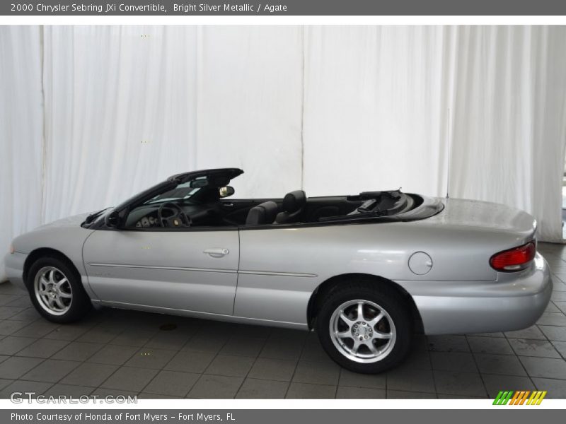 Bright Silver Metallic / Agate 2000 Chrysler Sebring JXi Convertible