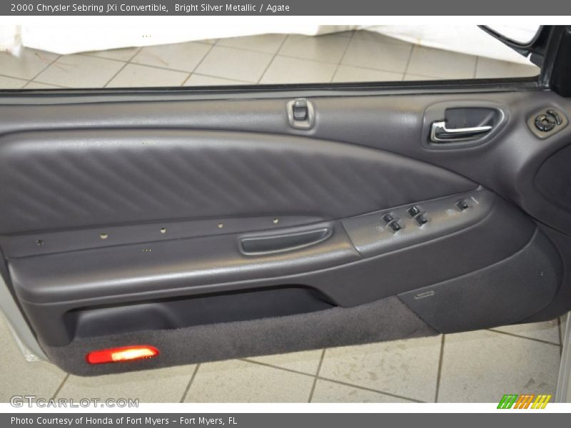 Bright Silver Metallic / Agate 2000 Chrysler Sebring JXi Convertible