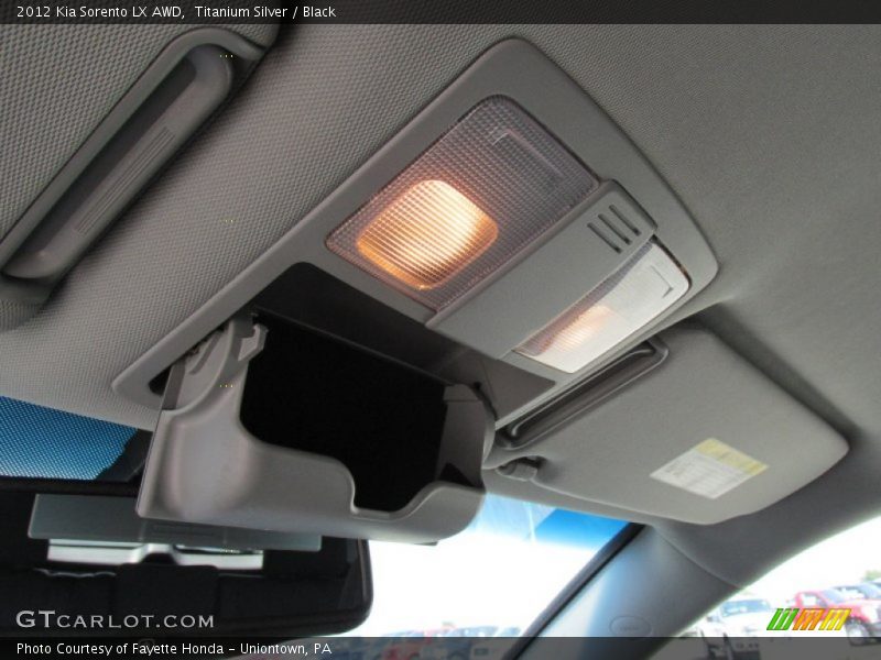 Titanium Silver / Black 2012 Kia Sorento LX AWD