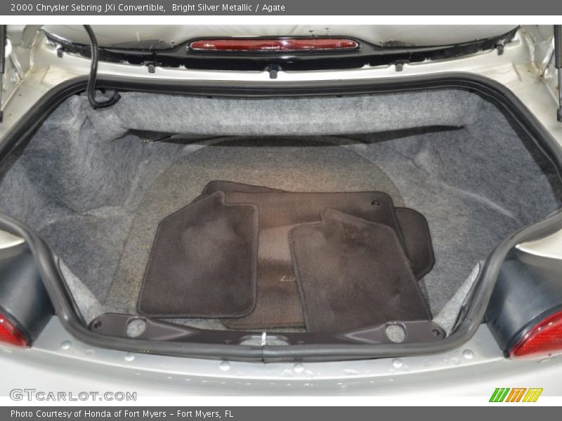 Bright Silver Metallic / Agate 2000 Chrysler Sebring JXi Convertible