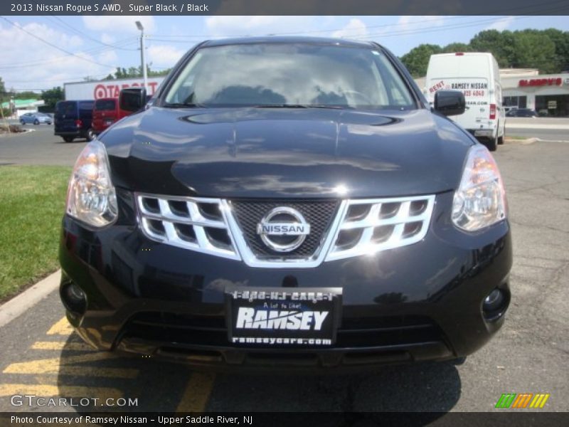 Super Black / Black 2013 Nissan Rogue S AWD