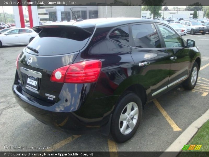 Super Black / Black 2013 Nissan Rogue S AWD