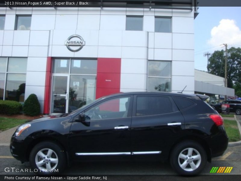 Super Black / Black 2013 Nissan Rogue S AWD