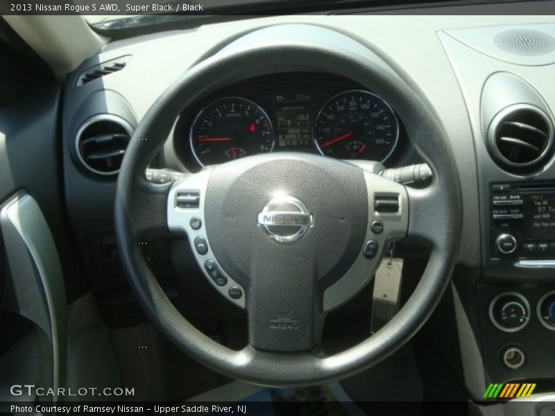 Super Black / Black 2013 Nissan Rogue S AWD