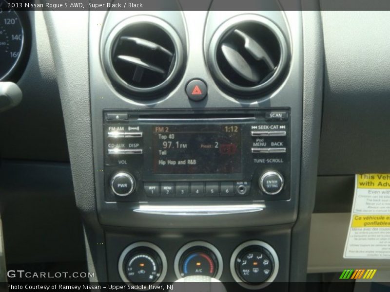 Super Black / Black 2013 Nissan Rogue S AWD