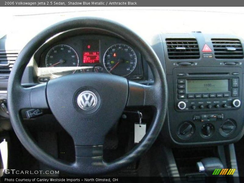 Shadow Blue Metallic / Anthracite Black 2006 Volkswagen Jetta 2.5 Sedan