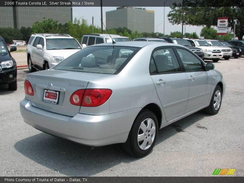 Silver Streak Mica / Stone 2006 Toyota Corolla LE