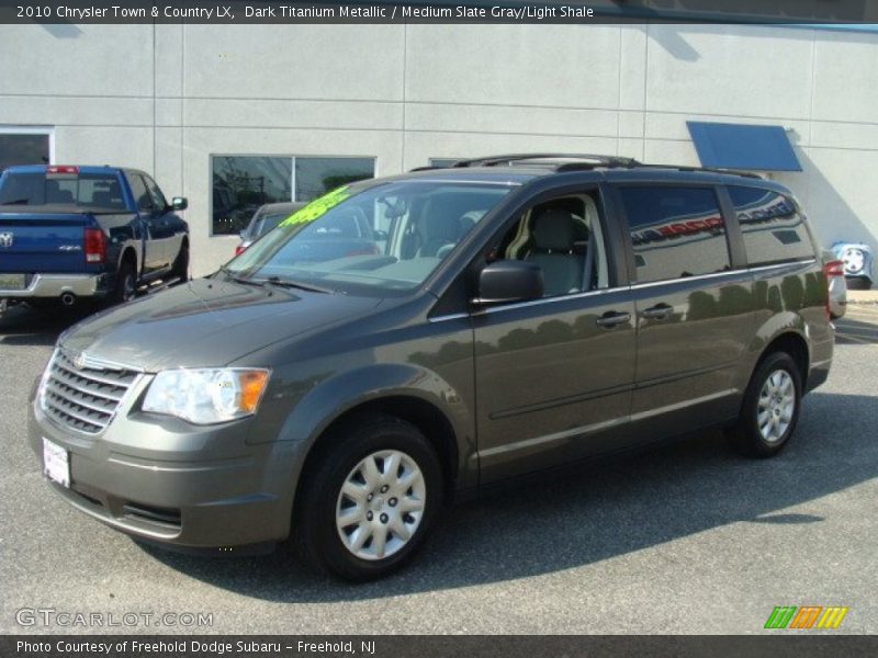 Dark Titanium Metallic / Medium Slate Gray/Light Shale 2010 Chrysler Town & Country LX