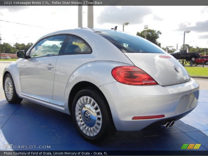 Reflex Silver Metallic / Titan Black 2013 Volkswagen Beetle 2.5L