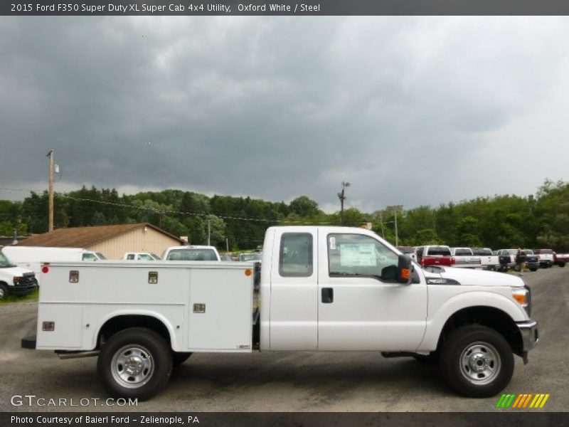 Oxford White / Steel 2015 Ford F350 Super Duty XL Super Cab 4x4 Utility