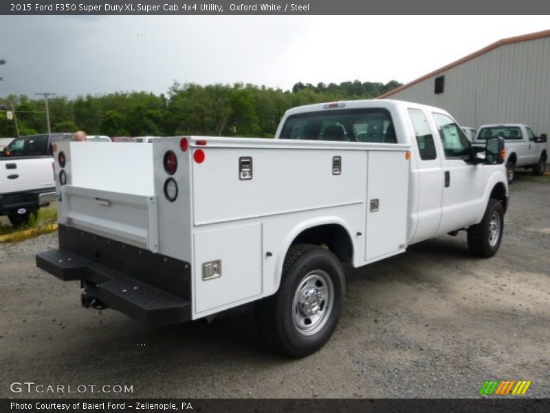 Oxford White / Steel 2015 Ford F350 Super Duty XL Super Cab 4x4 Utility