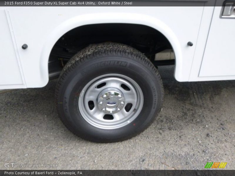 Oxford White / Steel 2015 Ford F350 Super Duty XL Super Cab 4x4 Utility