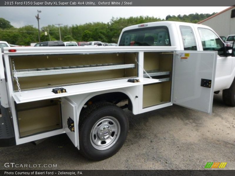Oxford White / Steel 2015 Ford F350 Super Duty XL Super Cab 4x4 Utility