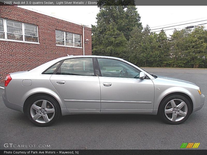 Light Silver Metallic / Ebony 2005 Audi A4 3.0 quattro Sedan