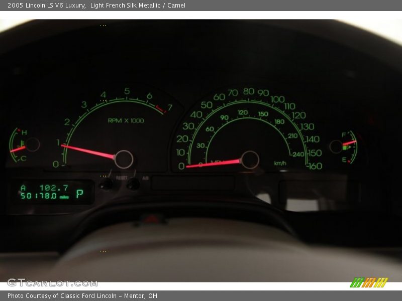 Light French Silk Metallic / Camel 2005 Lincoln LS V6 Luxury