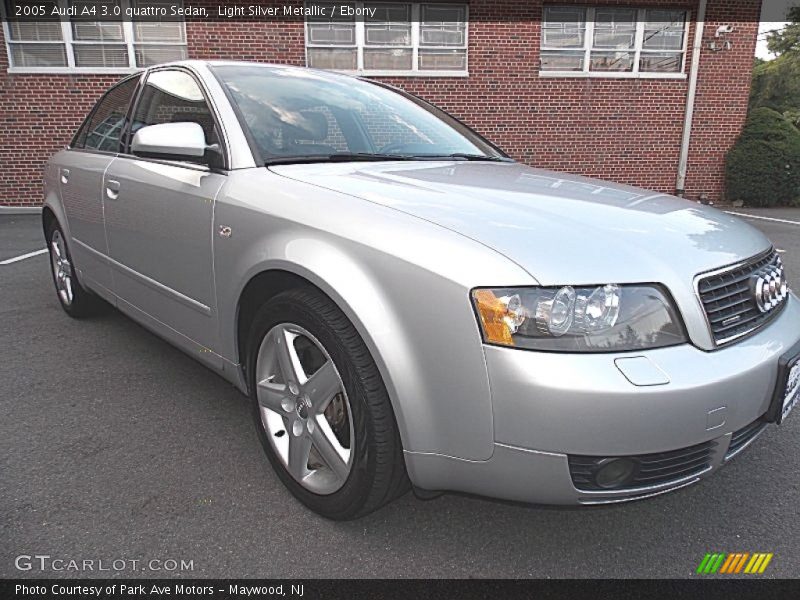 Light Silver Metallic / Ebony 2005 Audi A4 3.0 quattro Sedan