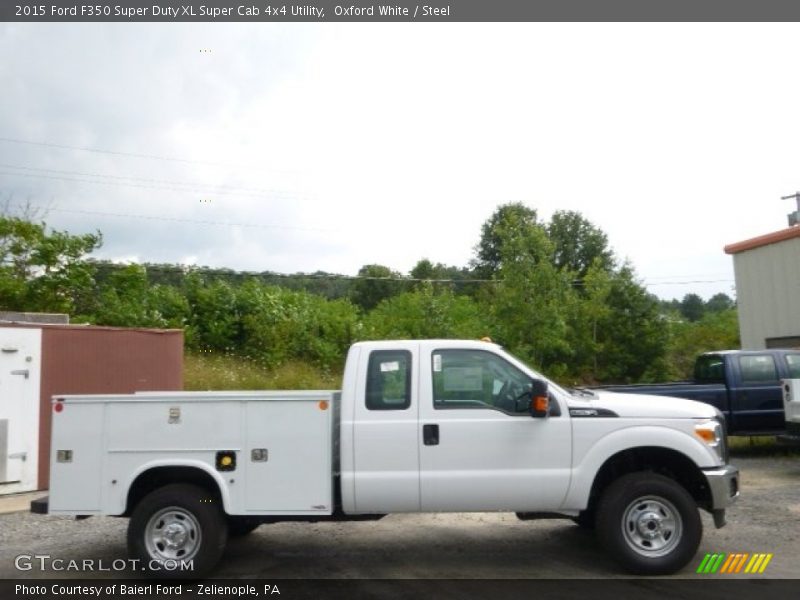 Oxford White / Steel 2015 Ford F350 Super Duty XL Super Cab 4x4 Utility