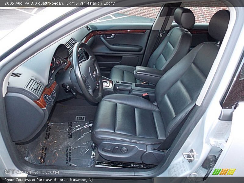 Light Silver Metallic / Ebony 2005 Audi A4 3.0 quattro Sedan