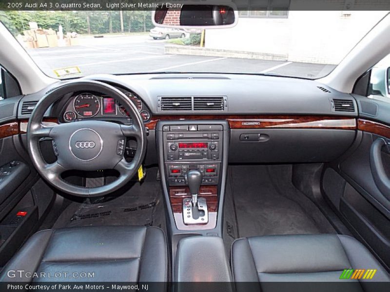 Light Silver Metallic / Ebony 2005 Audi A4 3.0 quattro Sedan