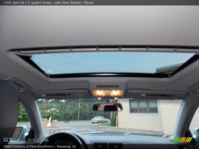 Light Silver Metallic / Ebony 2005 Audi A4 3.0 quattro Sedan