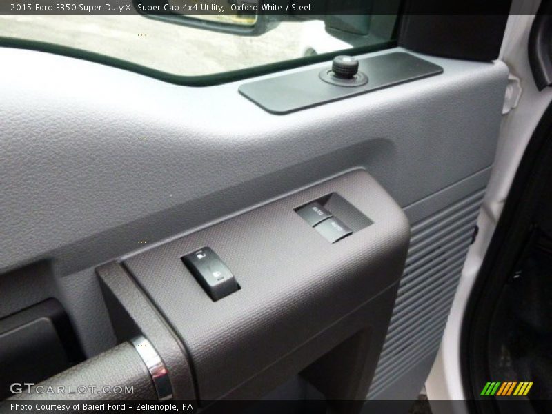 Oxford White / Steel 2015 Ford F350 Super Duty XL Super Cab 4x4 Utility