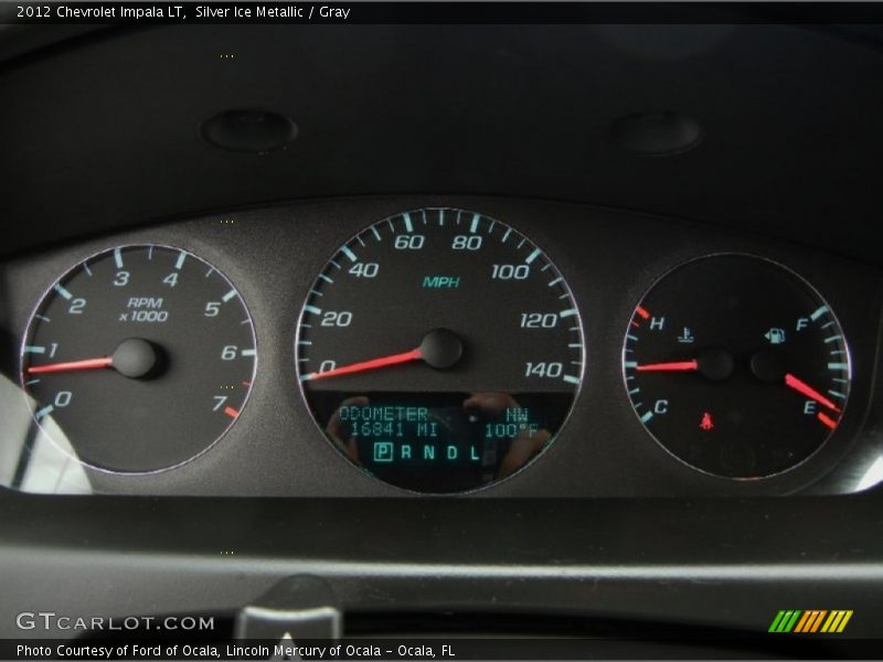 Silver Ice Metallic / Gray 2012 Chevrolet Impala LT