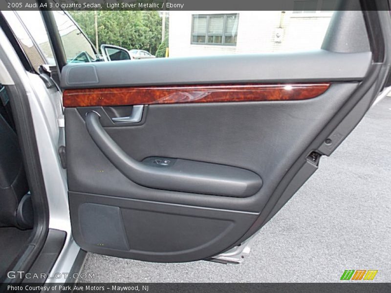 Light Silver Metallic / Ebony 2005 Audi A4 3.0 quattro Sedan
