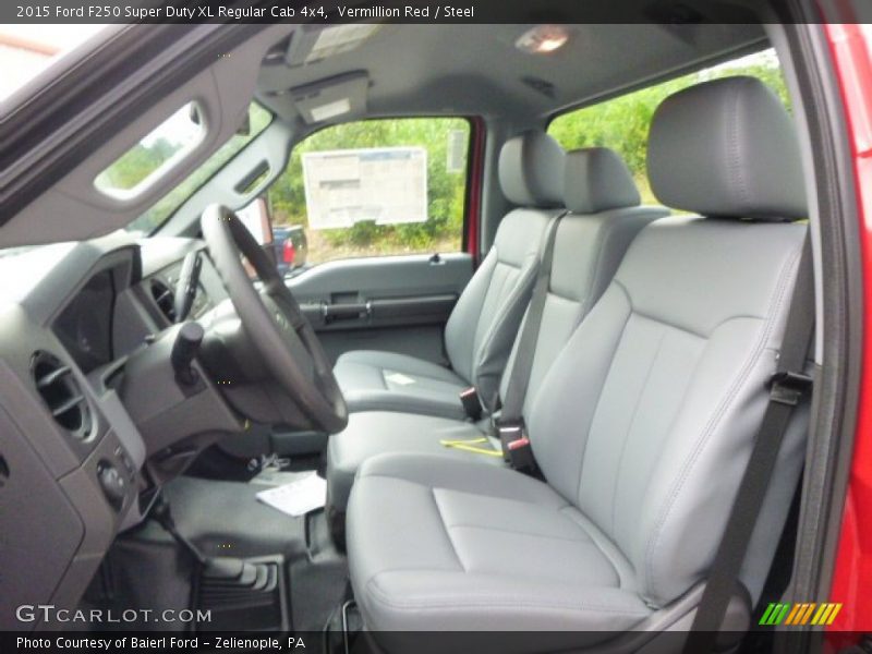 Front Seat of 2015 F250 Super Duty XL Regular Cab 4x4