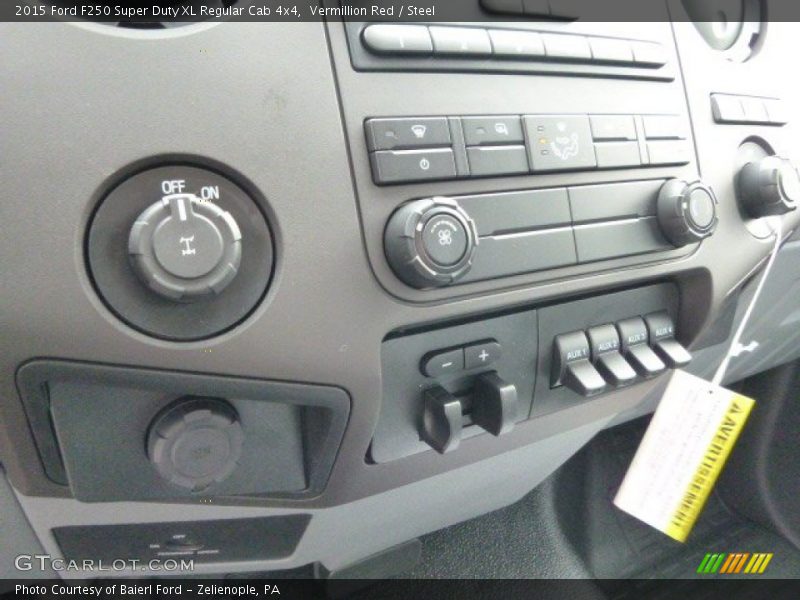 Vermillion Red / Steel 2015 Ford F250 Super Duty XL Regular Cab 4x4
