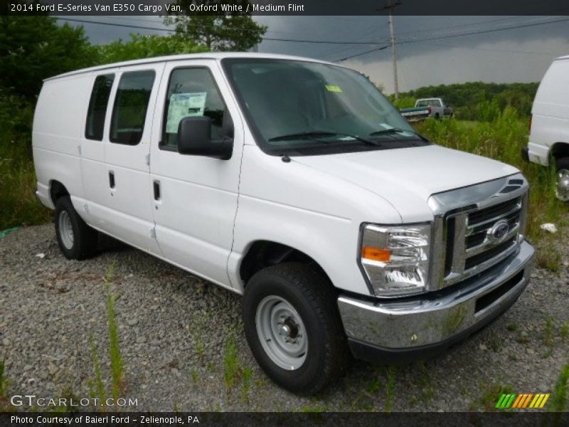 Oxford White / Medium Flint 2014 Ford E-Series Van E350 Cargo Van