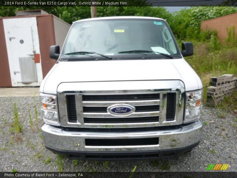Oxford White / Medium Flint 2014 Ford E-Series Van E350 Cargo Van