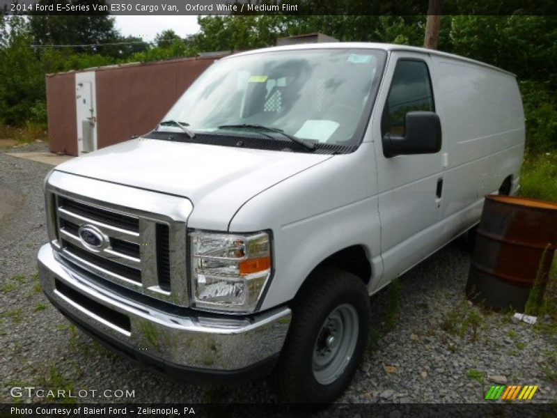 Oxford White / Medium Flint 2014 Ford E-Series Van E350 Cargo Van