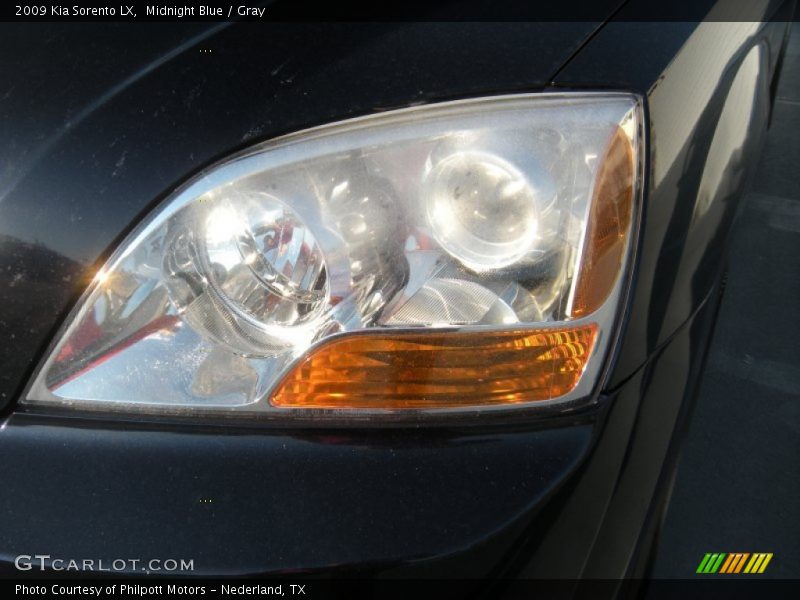 Midnight Blue / Gray 2009 Kia Sorento LX
