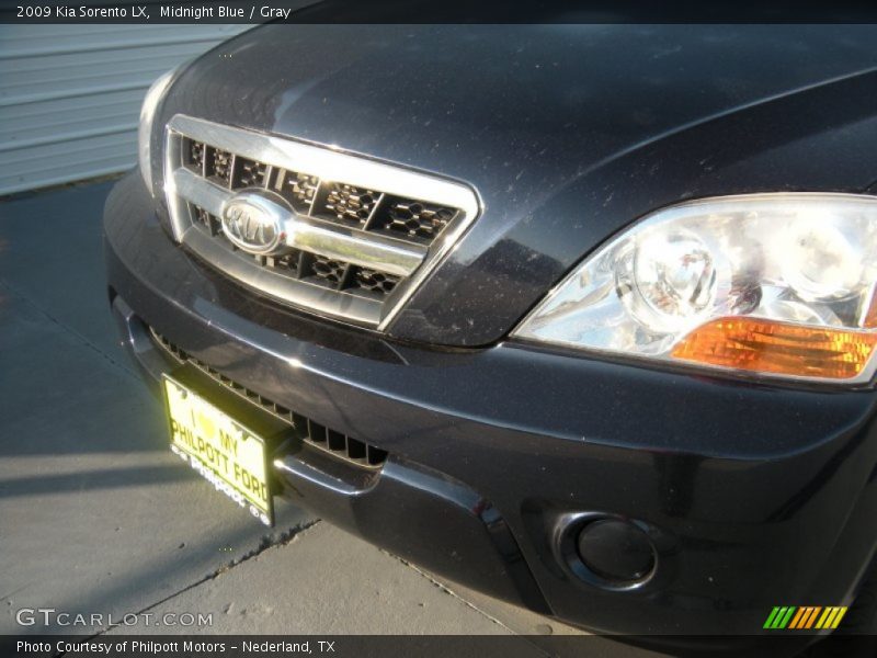 Midnight Blue / Gray 2009 Kia Sorento LX